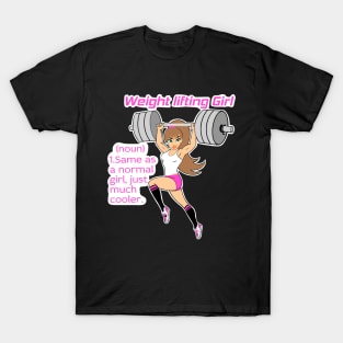 Weightlifting girls T-Shirt